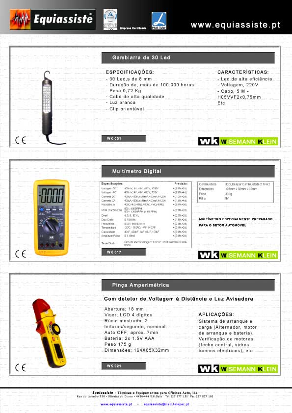 Gambiarra 220 volts led Multímetro digital para veículos automóveis Pinça amperimétrica
